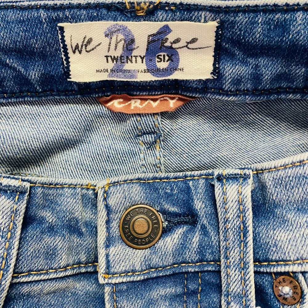 We The Free CRVY Free People  Women's Jeans Size 26